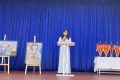 Tổ chức ngoại khóa Chào mừng ngày Quốc tế phụ nữ 8/3 và trao kỉ niệm chương cho cô giáo Phạm Thị Hoa, thầy giáo Huỳnh Văn Tú
