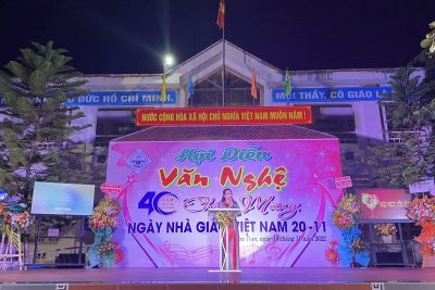 Chào mừng kỷ niệm 40 năm Ngày Nhà giáo Việt Nam (20/11/1982 – 20/11/2022)