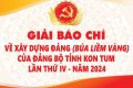 Giải báo chí về xây dựng Đảng (Búa liềm vàng) của Đảng bộ tỉnh Kon Tum lần thứ IV – năm 2024